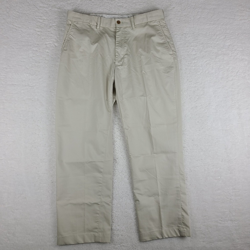 Polo Golf Ralph Lauren Pants Mens 34x28‎ Light Beige Performance Tech HEMMED